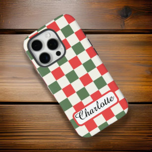 Funda iPhone 16 Pro Estuche para iPhone y iPad de tablero de ajedrez p