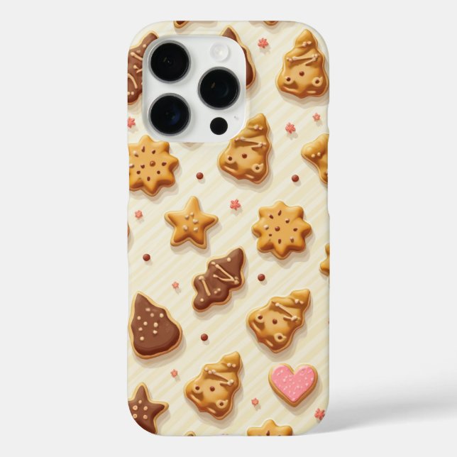 Funda iPhone 16 Pro Estuche para teléfono de impresión por cookie, App (Reverso )