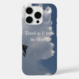 Funda iPhone 16 Pro Estuche para teléfono de nubes blandas y blancas