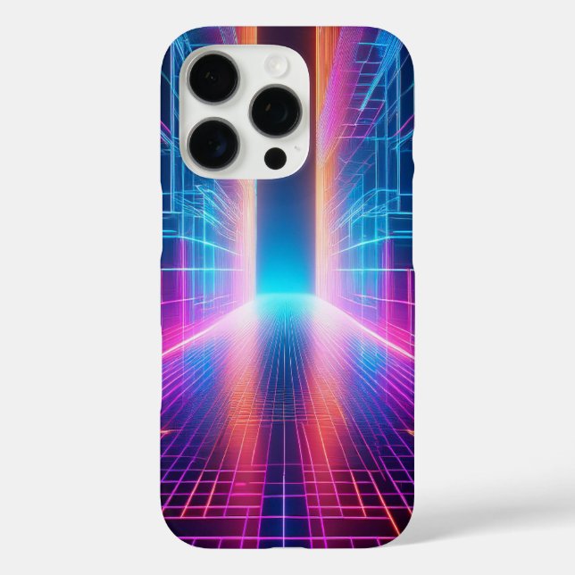 Funda iPhone 16 Pro Estudios PixelPop (Reverso )