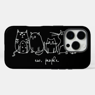 Funda iPhone 16 Pro Ew, People Funny Meowy Cat Aovers