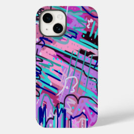Funda iPhone 16 Pro Expresión Impresa de Sueño Púrpura