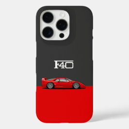 Funda iPhone 16 Pro F40 Classic holy trinity car