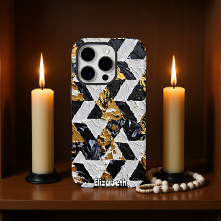 Funda iPhone 16 Pro Facetas opulentas: trío texturizado
