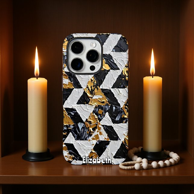 Funda iPhone 16 Pro Facetas opulentas: trío texturizado (Subido por el creador)