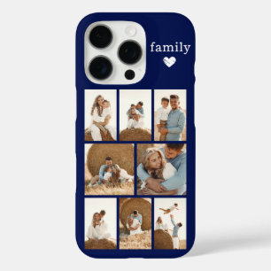 Funda iPhone 16 Pro Familia Moderna 8 Azul Marino