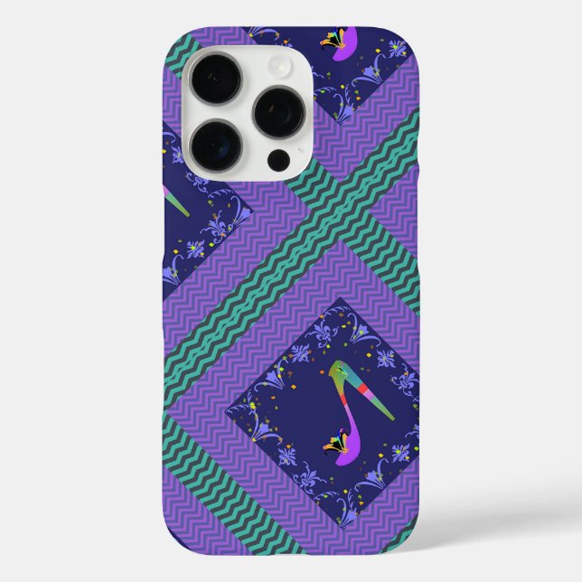 FUNDA iPhone 16 PRO FASHION SPIKE HEELS ALTOS (Reverso )