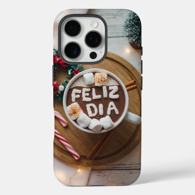 FUNDA iPhone 16 PRO FELIZ DIA (Reverso )