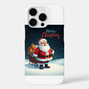 Funda iPhone 16 Pro Feliz Navidad