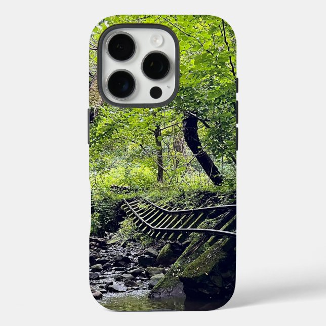 Funda iPhone 16 Pro Ferrocarril abandonado (Reverso )