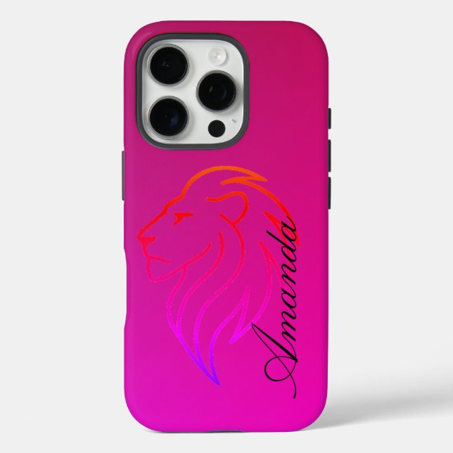 Funda iPhone 16 Pro Fierce Elegance: Identidad Radiante (Reverso )