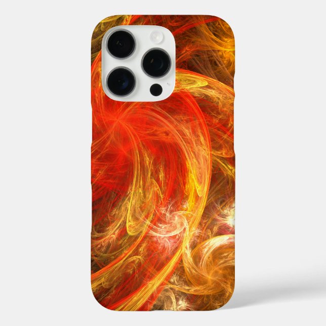 Funda iPhone 16 Pro Firestorm Nova Resumen Arte (Reverso )