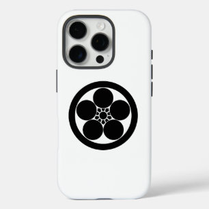 Funda iPhone 16 Pro flor de ciruelo de estilo Umebachi