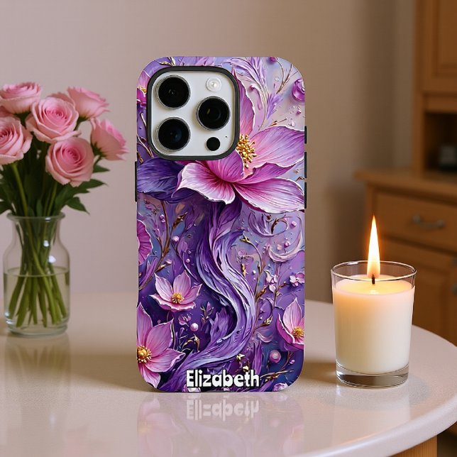Funda iPhone 16 Pro Flor de fantasía y órganos flotantes (Subido por el creador)