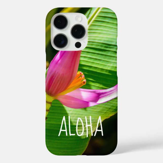 Funda iPhone 16 Pro Flor de plátano, Jardines Limahuli, Kauai, Hawaii  (Reverso )
