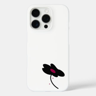 Funda iPhone 16 Pro Flor negra