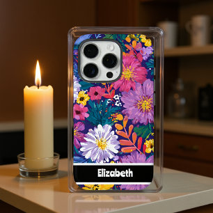 Funda iPhone 16 Pro Floral vibrante