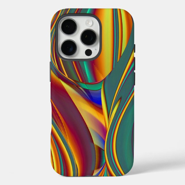 Funda iPhone 16 Pro Flores Mágicas de Primavera Verano Otoño (Reverso )