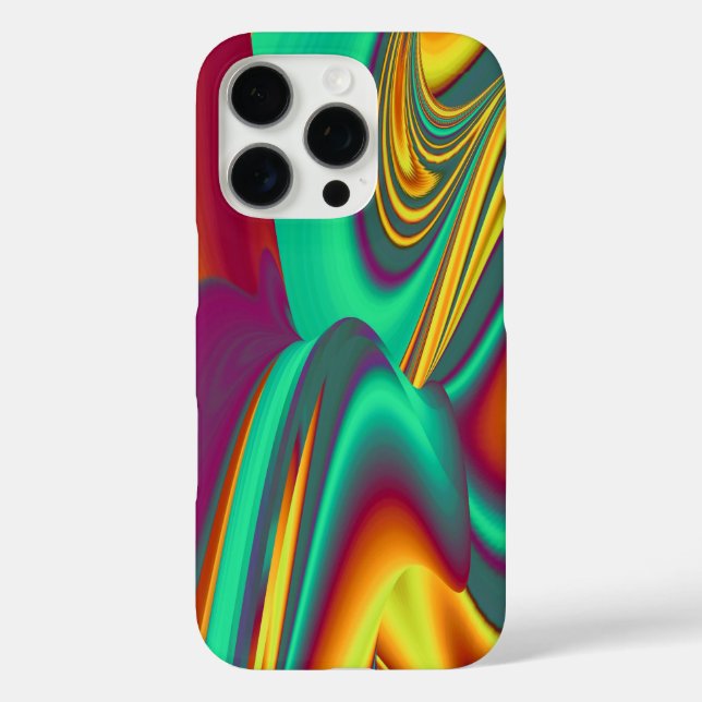 Funda iPhone 16 Pro Flores Mágicas de Primavera Verano Otoño (Reverso )