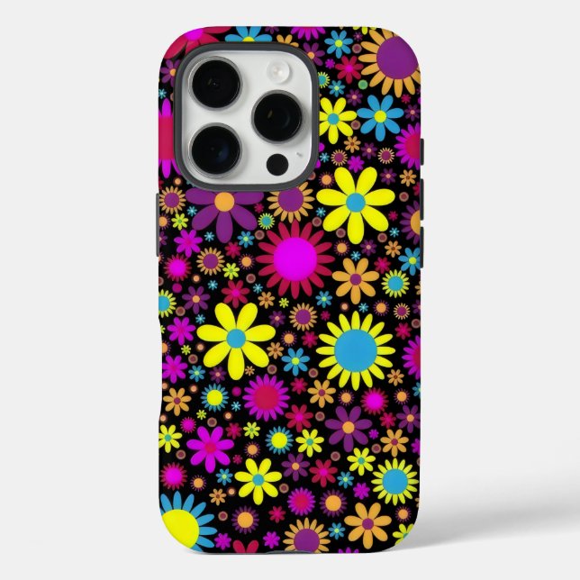 Funda iPhone 16 Pro Flower Power (Reverso )