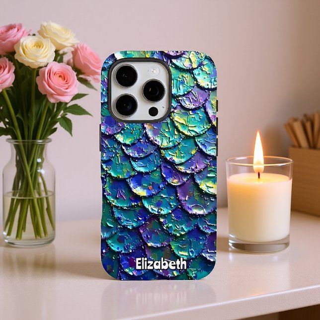 Funda iPhone 16 Pro Fondo de Fantasía de Sirenas Irlandesas (Subido por el creador)