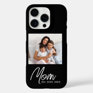 Funda iPhone 16 Pro Foto con guión establecido de mamá negra Case-Mate