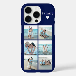 Funda iPhone 16 Pro Foto de familia 6 Azul marino