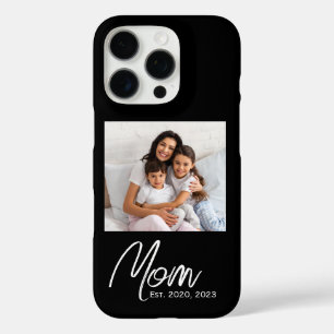 Funda iPhone 16 Pro Foto de secuencia establecida de mamá negra Case-M