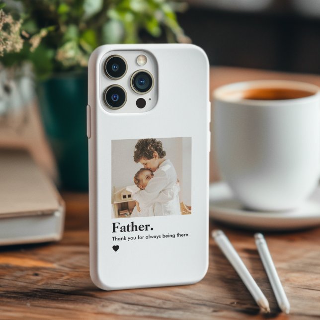 Funda iPhone 16 Pro Foto del Día del Padre personalizado | Regalo de p (Subido por el creador)