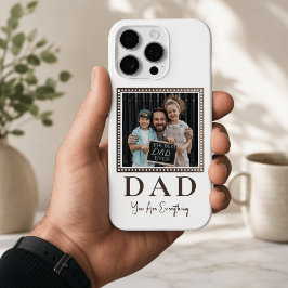 Funda iPhone 16 Pro Foto moderna personalizada de papá