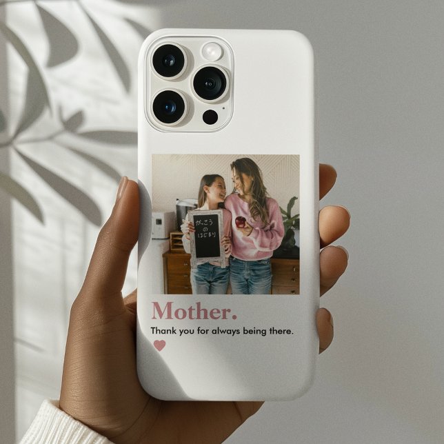 Funda iPhone 16 Pro Foto personalizada de mamá Gracias (Subido por el creador)