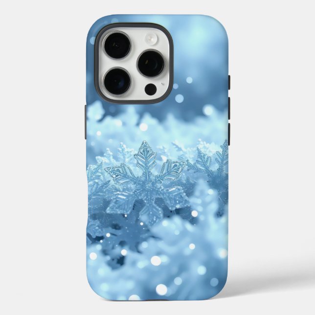 Funda iPhone 16 Pro fractarios de hielo (Reverso )