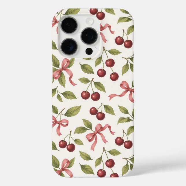 Funda iPhone 16 Pro Fresas acuáticas con aroma - Fruta elegante (Reverso )