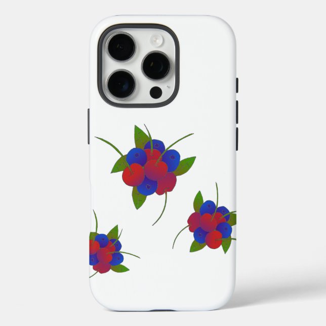 Funda iPhone 16 Pro Frutas N Átomos (Reverso )