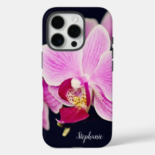Funda iPhone 16 Pro Fuchsia Personalizado Orquídea Rosa