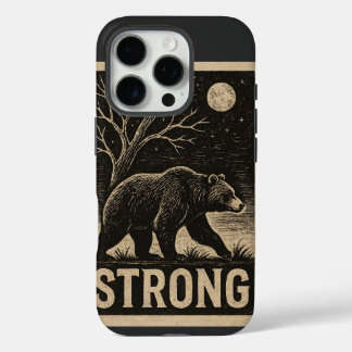 Funda iPhone 16 Pro Fuerza del oso de cosecha