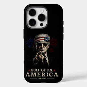 Funda iPhone 16 Pro Funny Trump Golfo De Estados Unidos 2025 4 De Juli