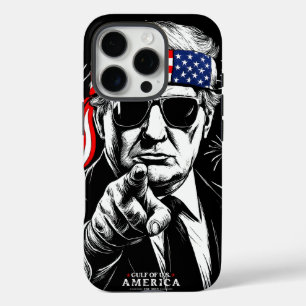 Funda iPhone 16 Pro Funny Trump Golfo De Estados Unidos 2025 4 De Juli