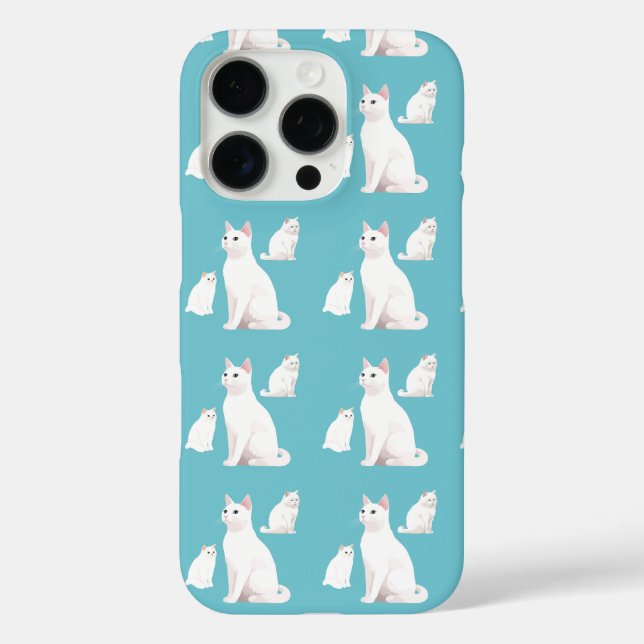 Funda iPhone 16 Pro Gatos discretos (Reverso )
