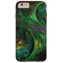 Funda iPhone 16 Pro Génesis Arte abstracto verde