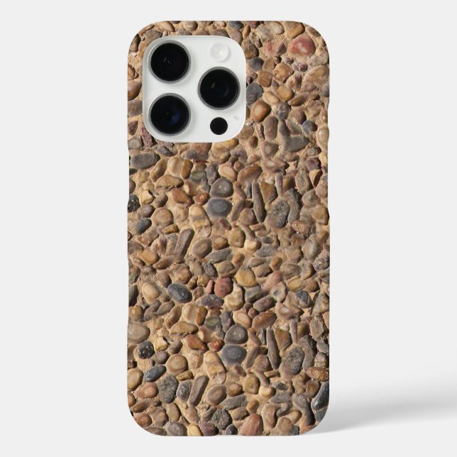 Funda iPhone 16 Pro Geología Pebble Stones Foto (Reverso )