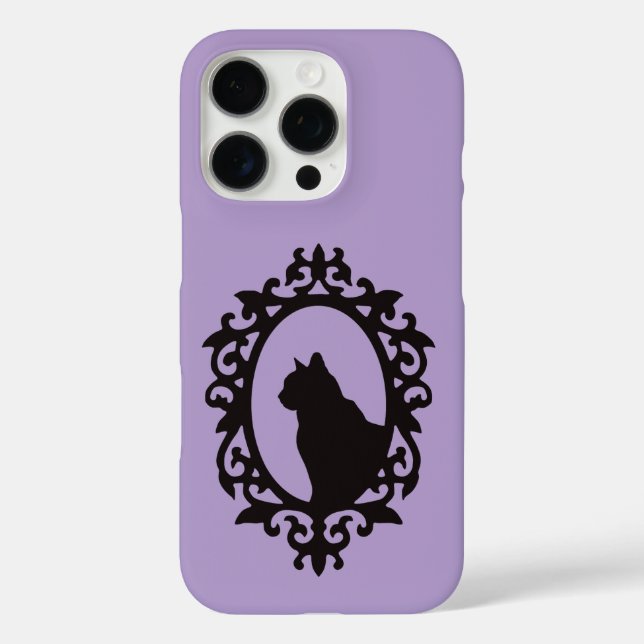 Funda iPhone 16 Pro Gótico del gato (Reverso )