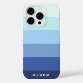 Funda iPhone 16 Pro Gradiente de color - Nombre personalizado