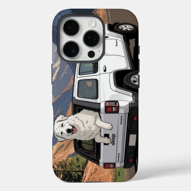Funda iPhone 16 Pro Great Pyrenees trip (Reverso )