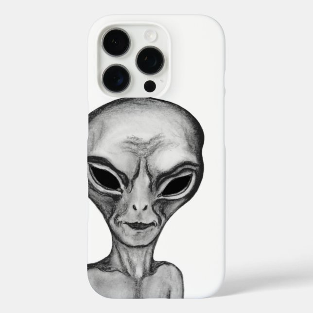 Funda iPhone 16 Pro Grey Alien , quiero creer (Reverso )