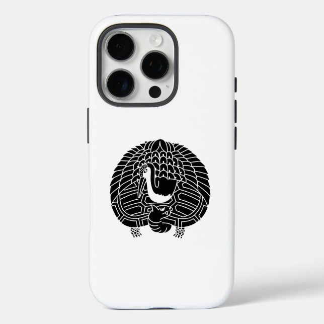 Funda iPhone 16 Pro Grúa y tortuga (Reverso )