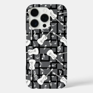 Funda iPhone 16 Pro Guitar Lines Music Notes