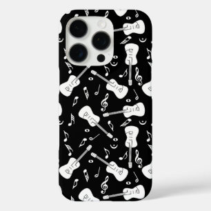 Funda iPhone 16 Pro Guitar Lines Music Notes
