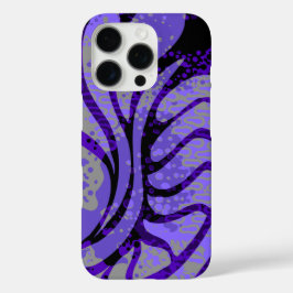 Funda iPhone 16 Pro Haight Ashbury Vintage Psychedelic Paisley Purple