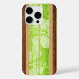 Funda iPhone 16 Pro Haleiwa Surfboard Hawaian en Lime